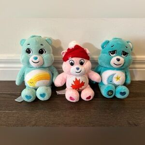 Care Bears plush toy set 3pk